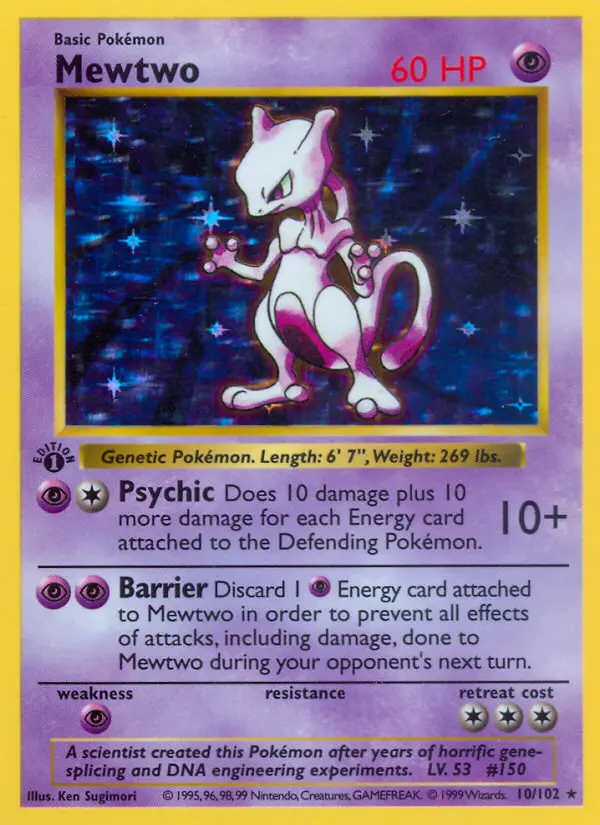 Image of the card Mewtwo