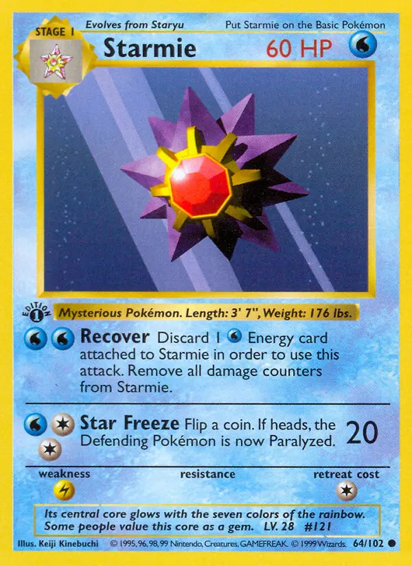 Image of the card Starmie
