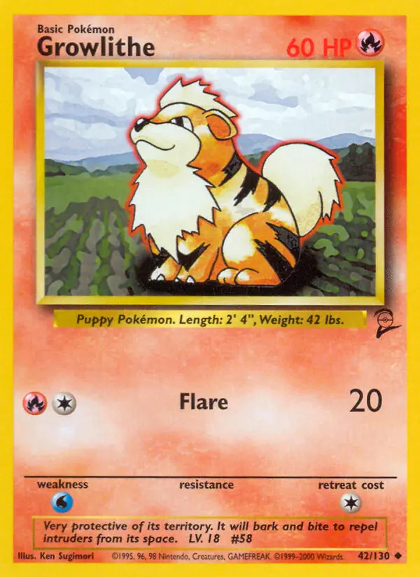Image of the card Growlithe
