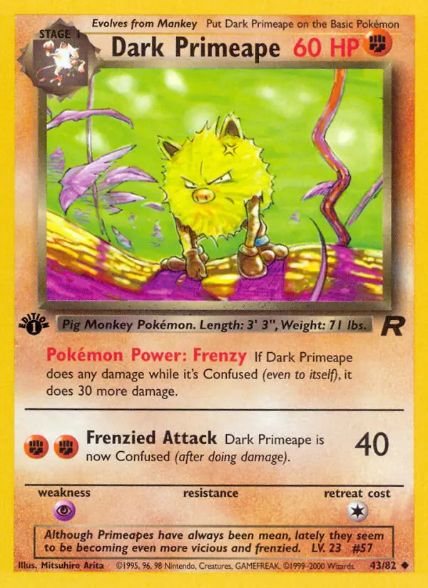 Image of the card Dark Primeape