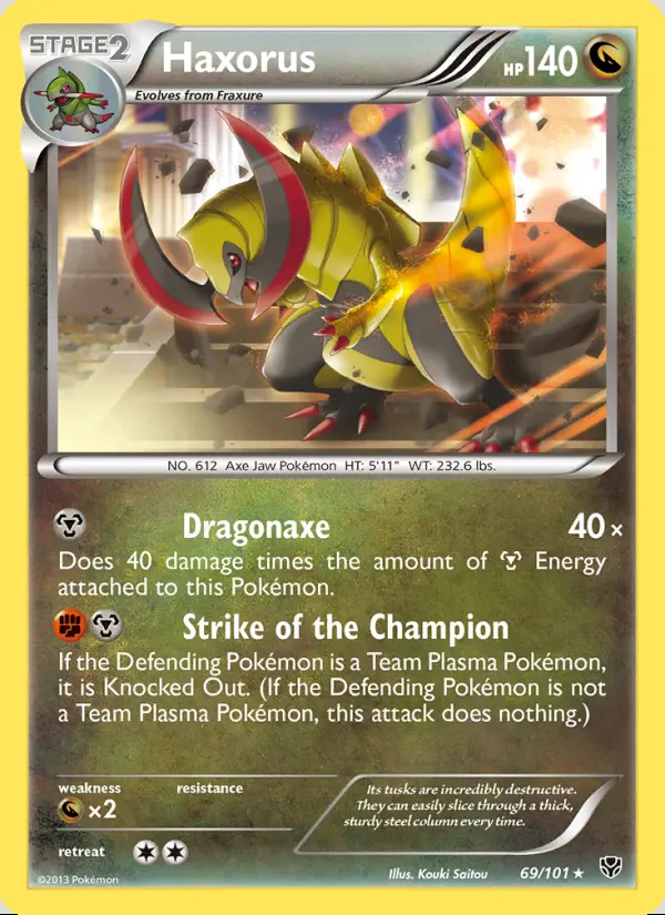 Image of the card Haxorus