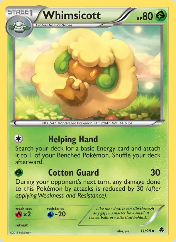 Image of the card Whimsicott