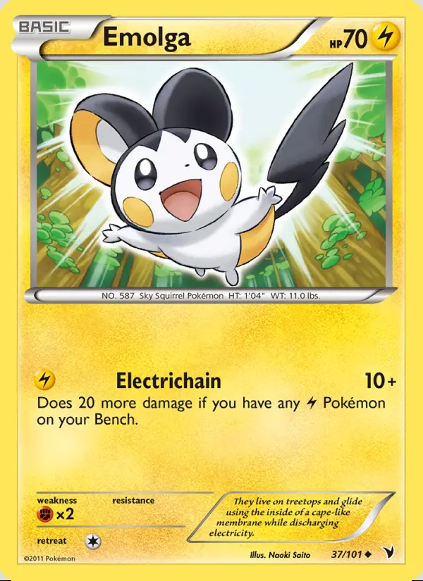 Image of the card Emolga