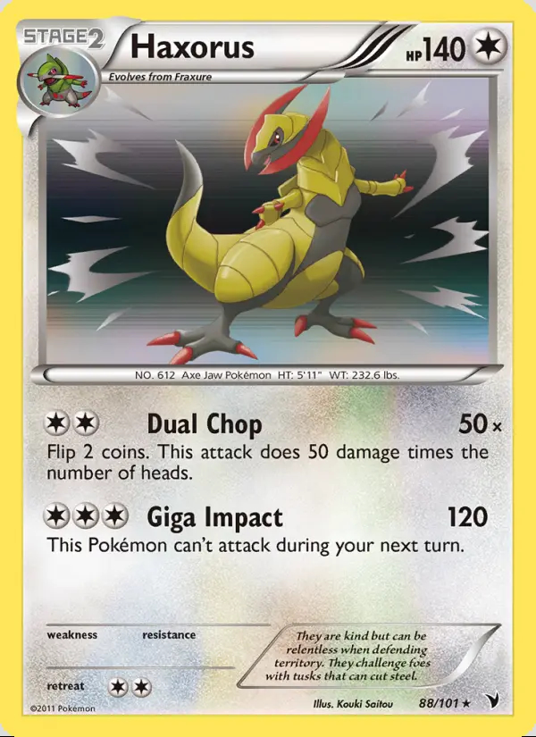 Image of the card Haxorus