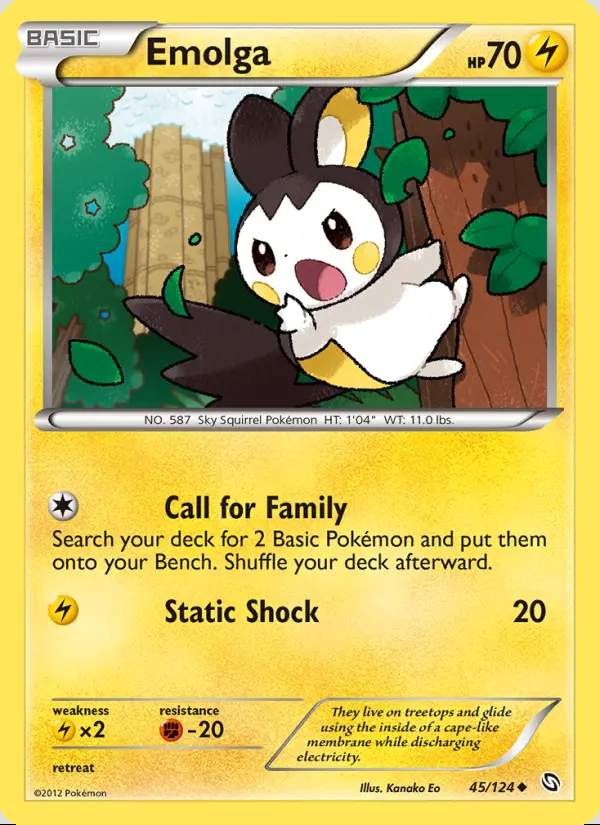 Image of the card Emolga