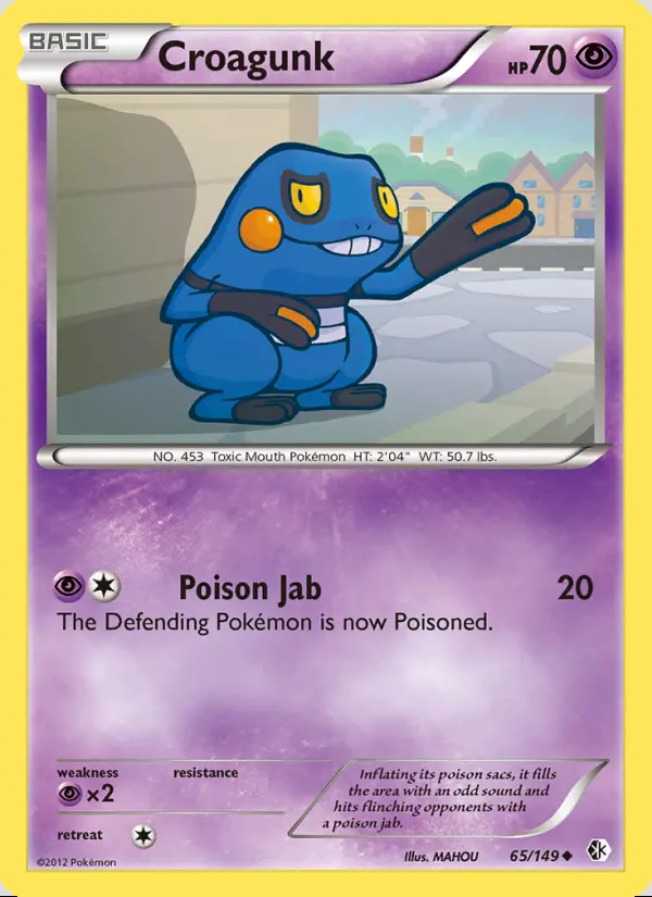 Image of the card Croagunk