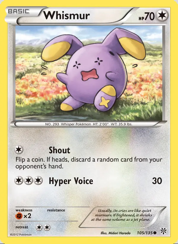 Image of the card Whismur