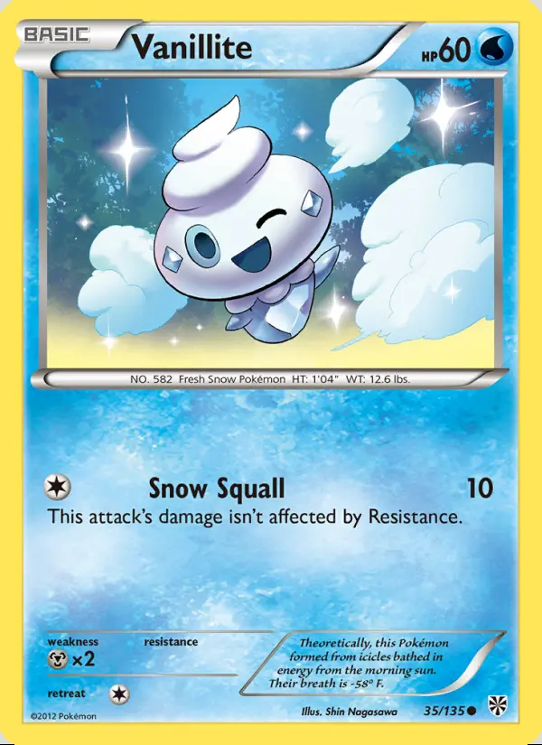 Image of the card Vanillite