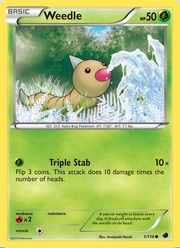 Image of the card Weedle