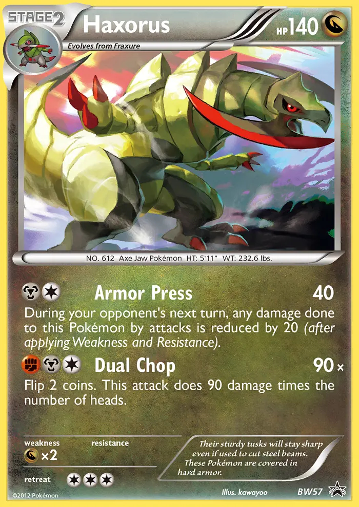 Image of the card Haxorus