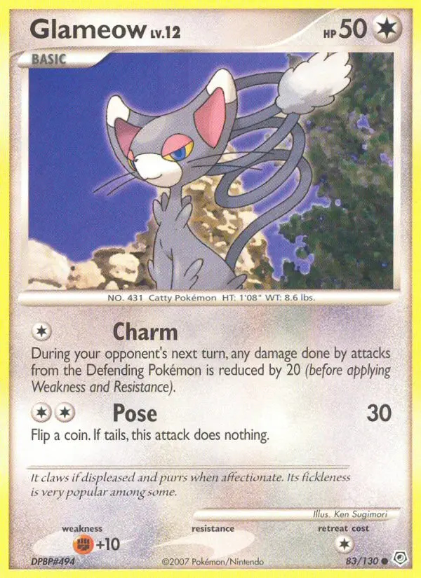 Image of the card Glameow