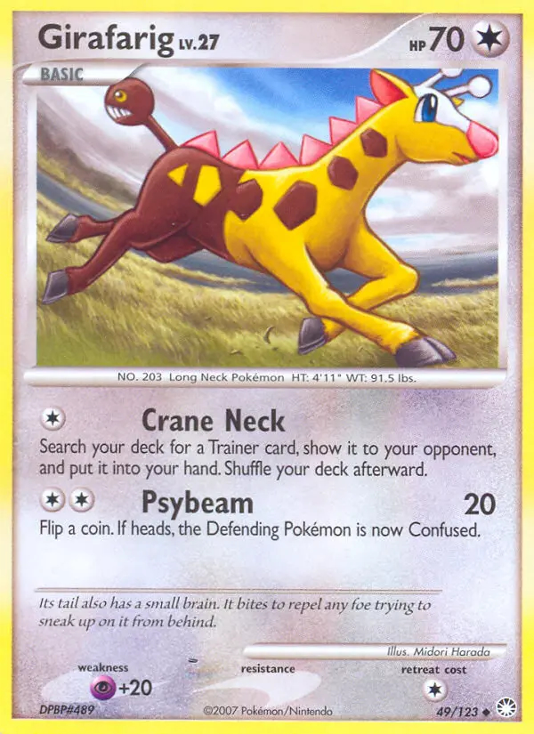 Image of the card Girafarig