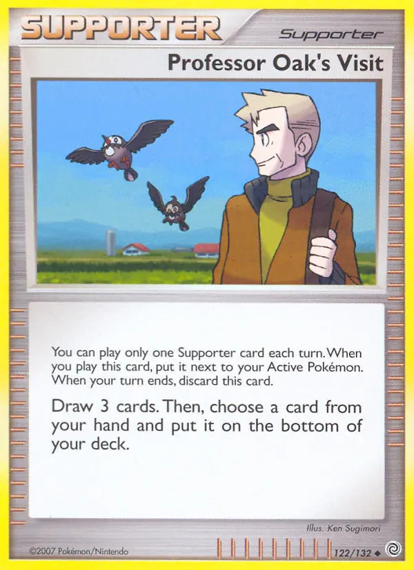 Image of the card Professor Oak's Visit