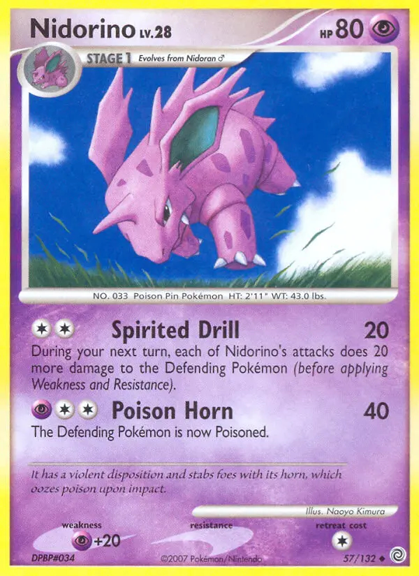 Image of the card Nidorino
