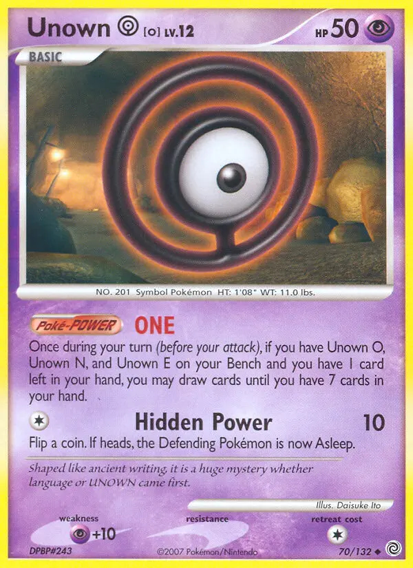 Image of the card Unown O