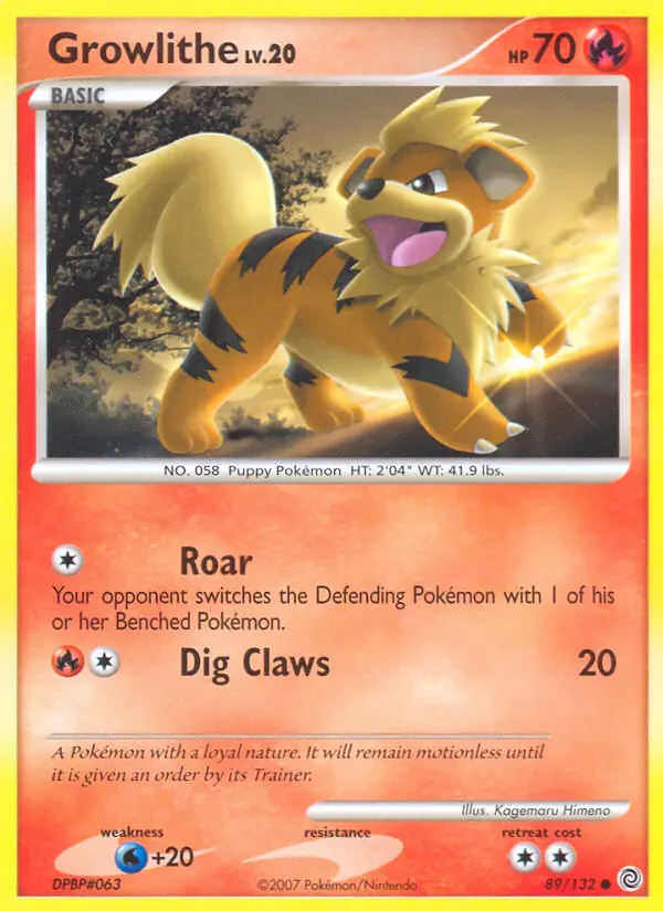 Image of the card Growlithe