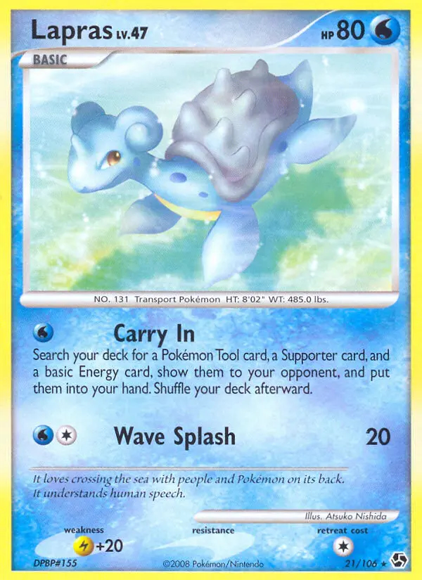 Image of the card Lapras