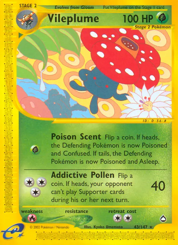 Image of the card Vileplume