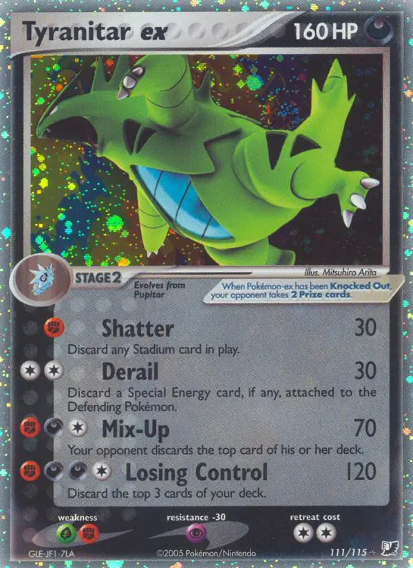 Image of the card Tyranitar ex