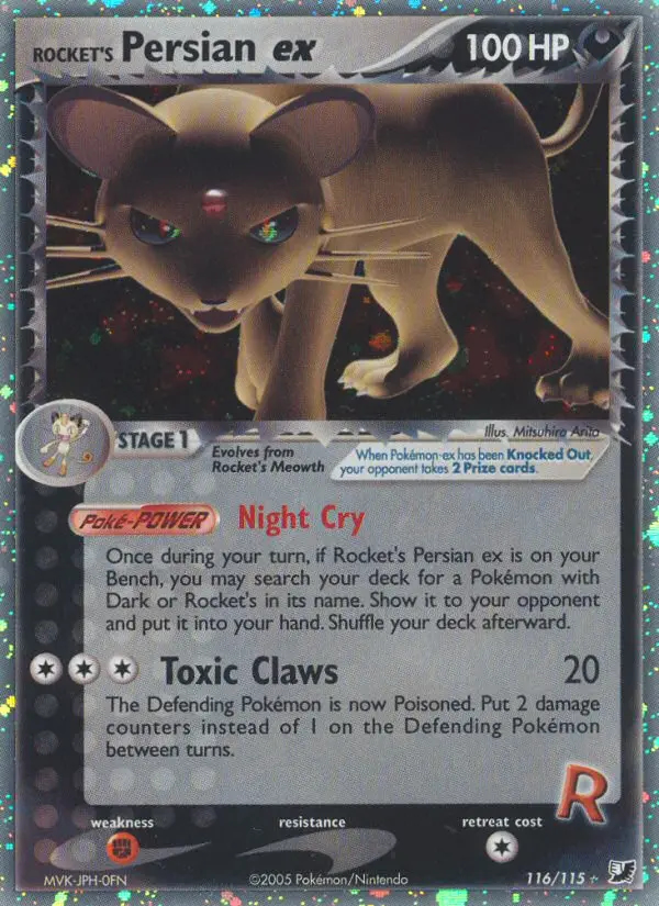 Image of the card Rocket's Persian ex
