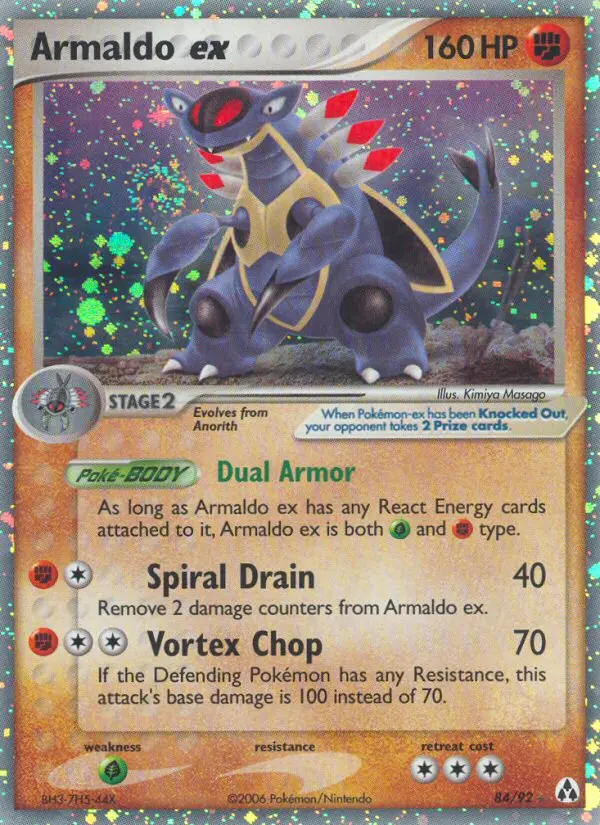 Image of the card Armaldo ex