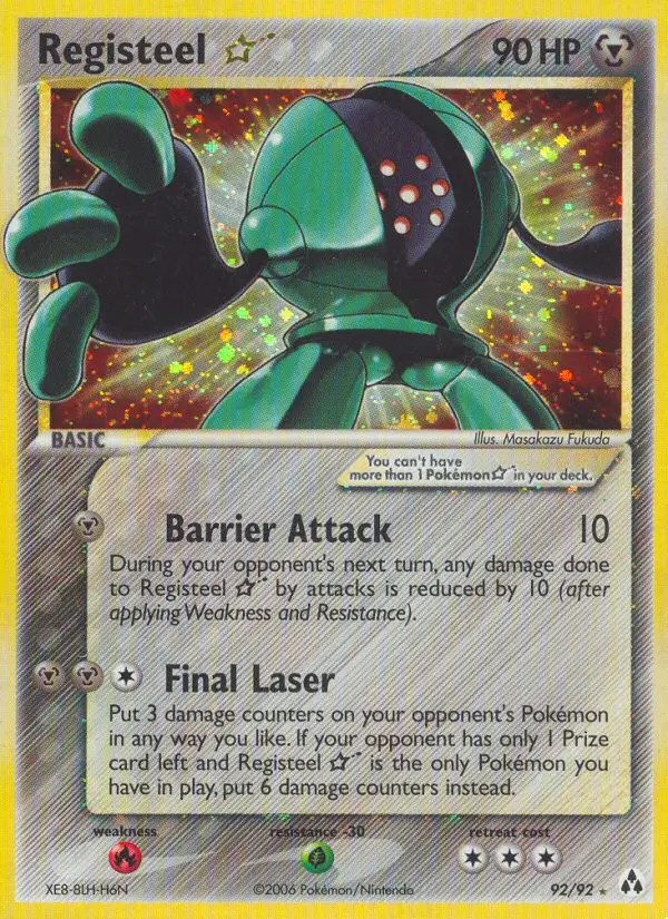 Image of the card Registeel Star
