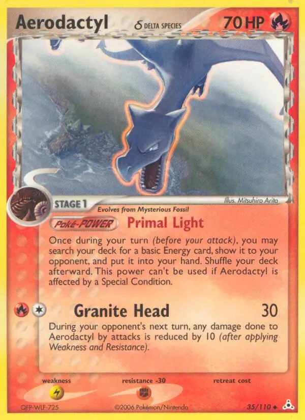 Image of the card Aerodactyl δ