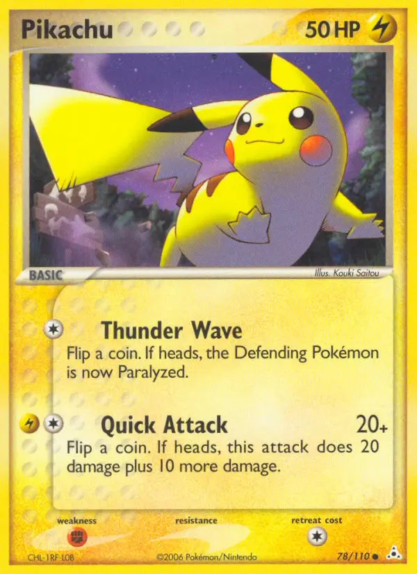 Image of the card Pikachu