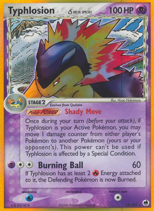 Image of the card Typhlosion δ