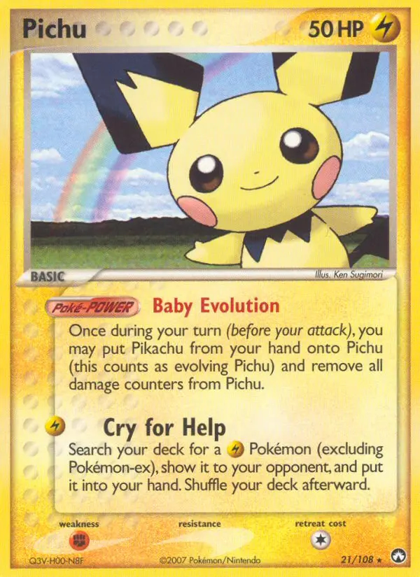 Image of the card Pichu
