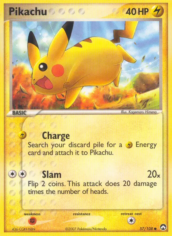 Image of the card Pikachu