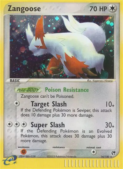 Image of the card Zangoose