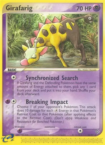Image of the card Girafarig