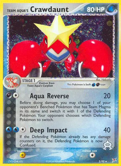 Image of the card Team Aqua's Crawdaunt
