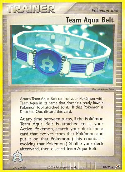 Image of the card Team Aqua Belt