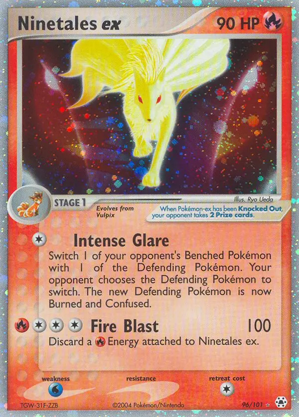 Image of the card Ninetales ex