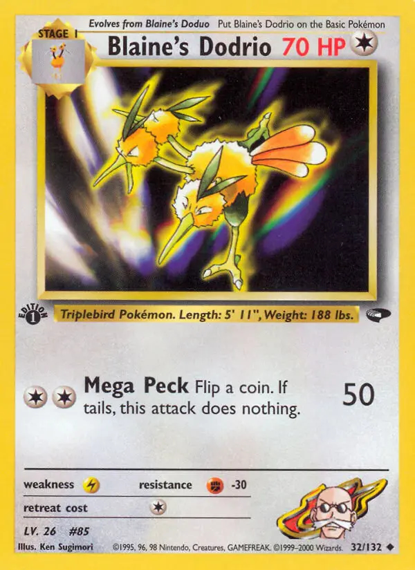 Image of the card Blaine's Dodrio