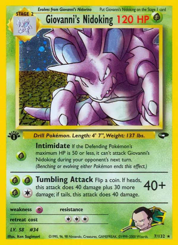 Image of the card Giovanni's Nidoking
