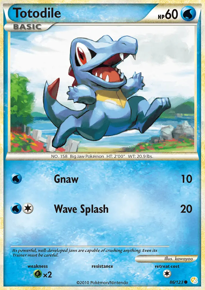 Image of the card Totodile