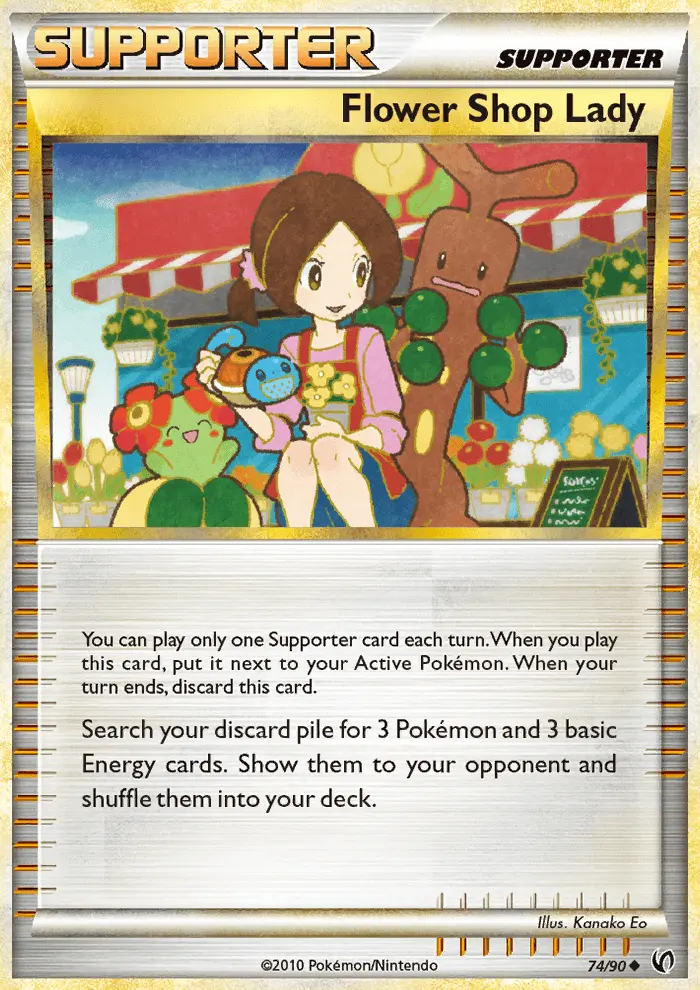 Image of the card Flower Shop Lady