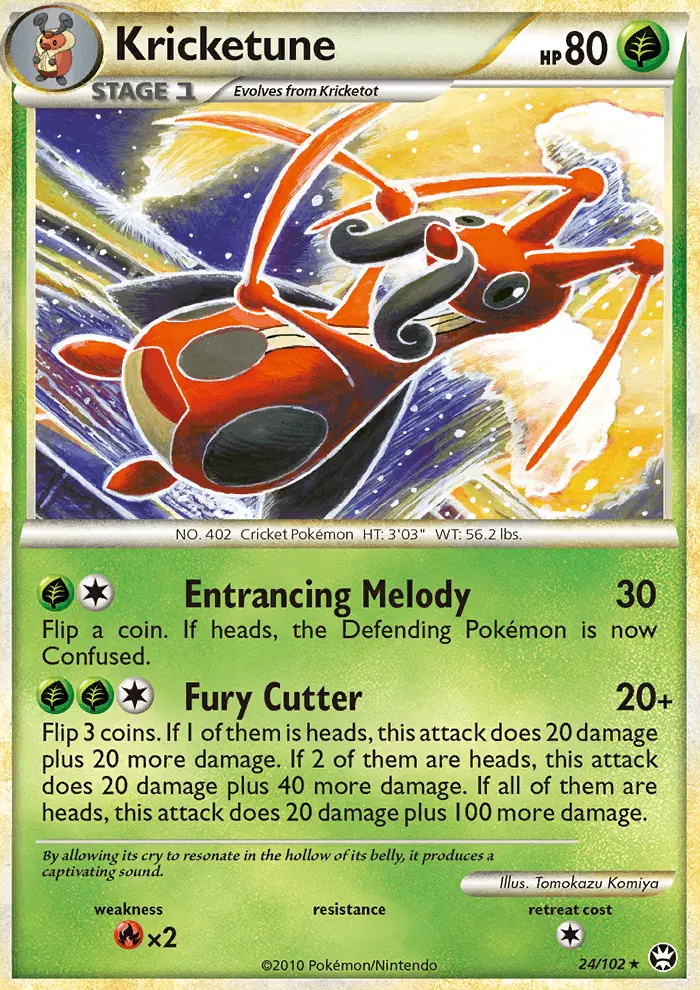 Image of the card Kricketune