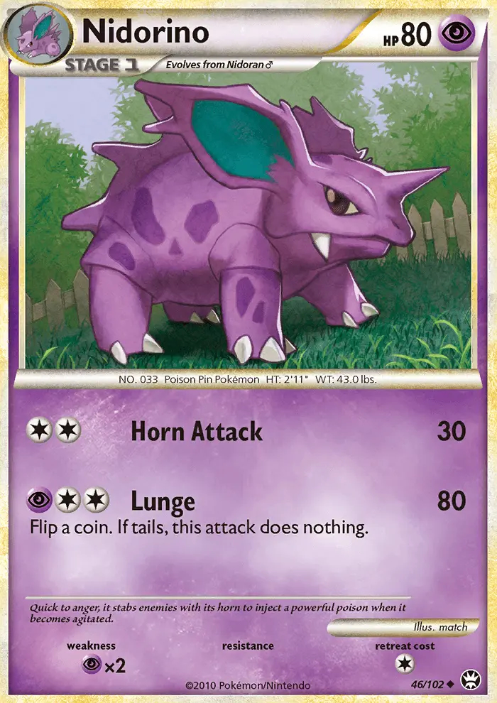 Image of the card Nidorino
