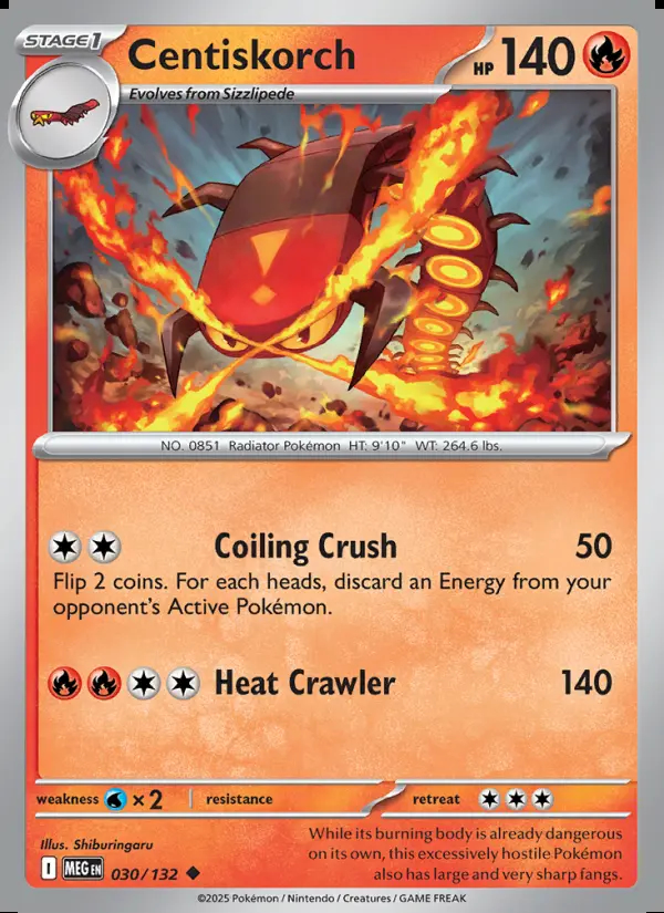 Image of the card Centiskorch