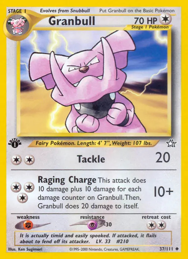 Image of the card Granbull