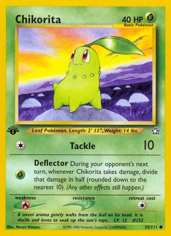 Image of the card Chikorita