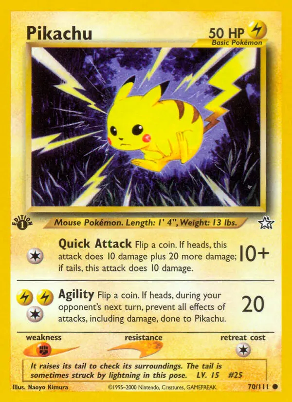 Image of the card Pikachu