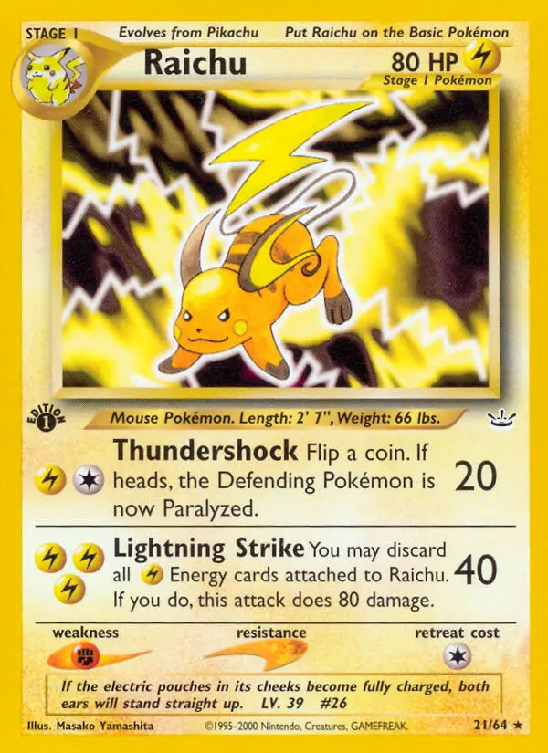 Image of the card Raichu