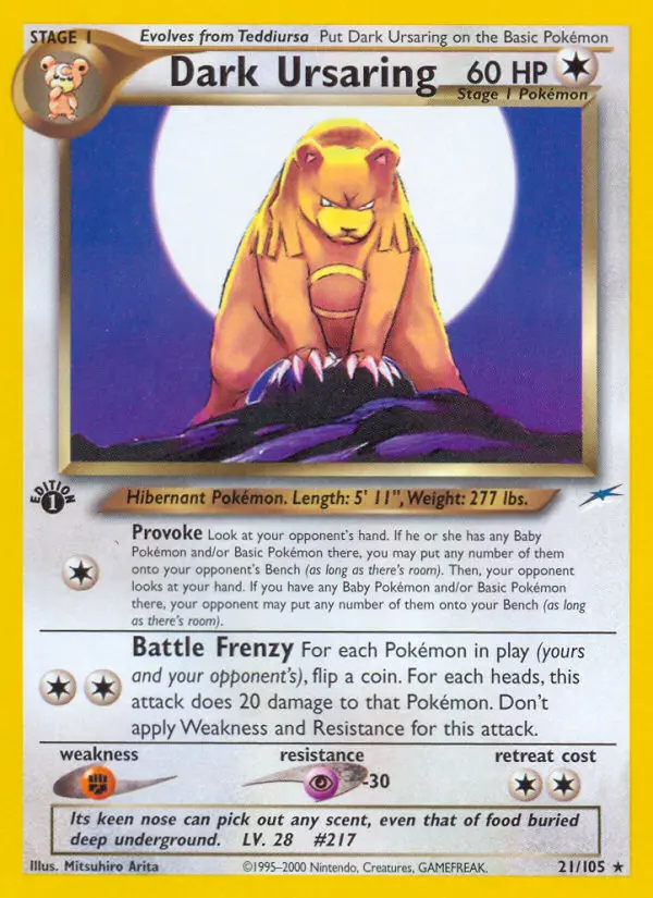 Image of the card Dark Ursaring
