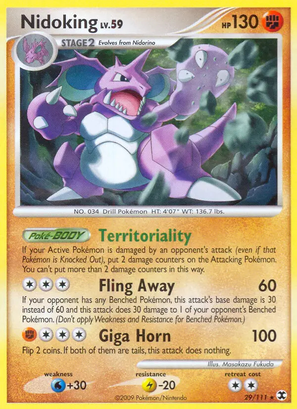 Image of the card Nidoking