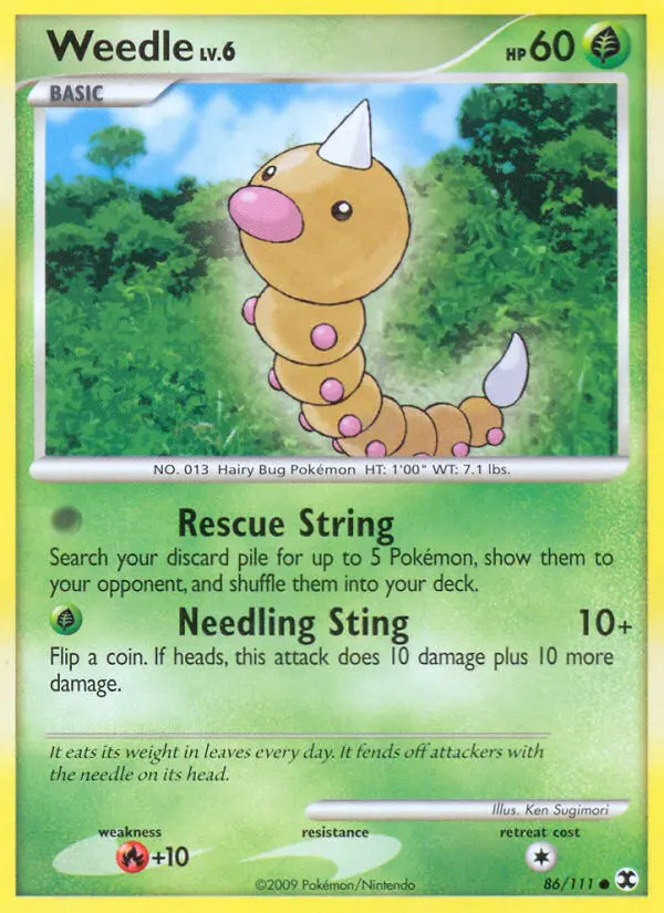 Image of the card Weedle